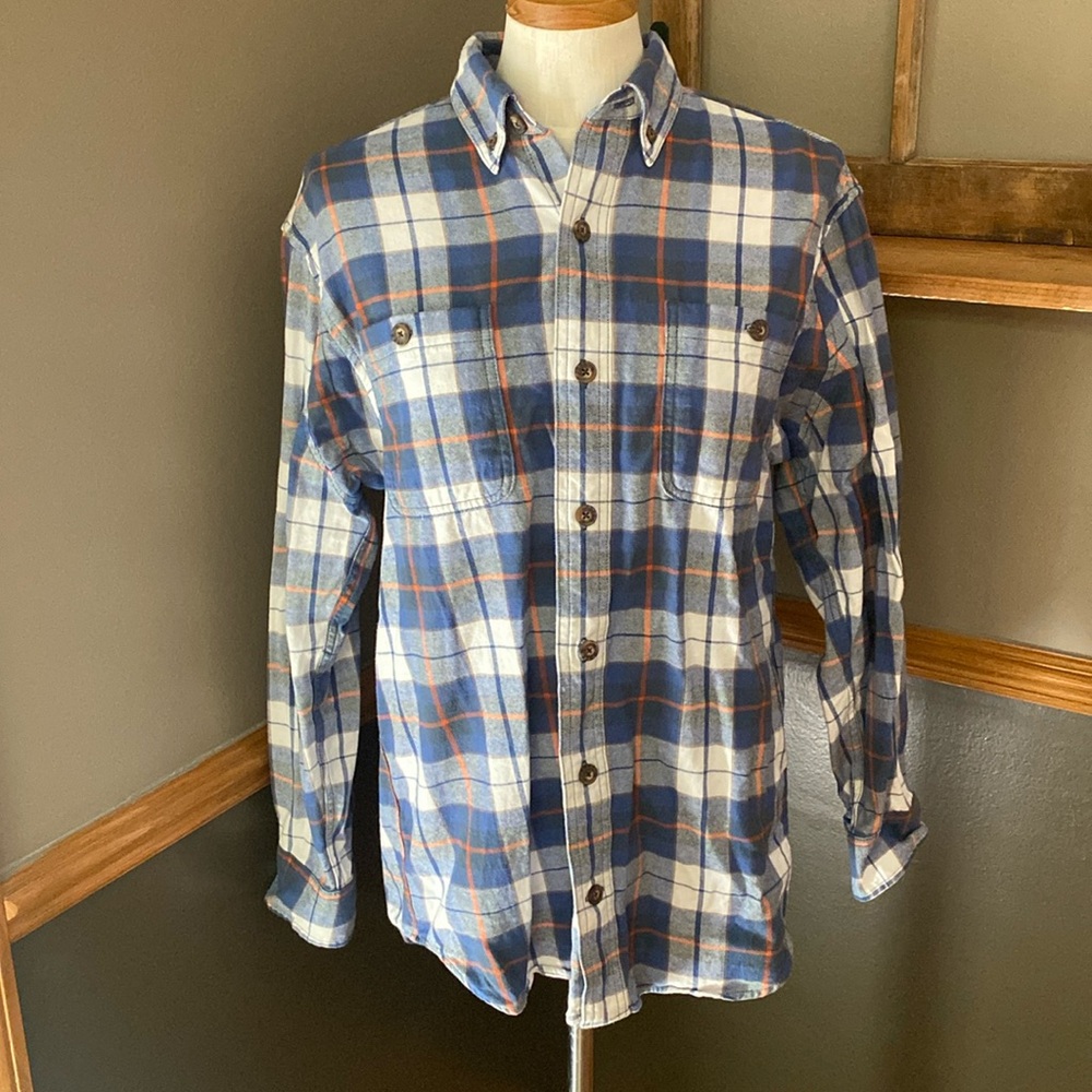 Duluth Trading Co multicolor Button-Up Flannel shirt size small